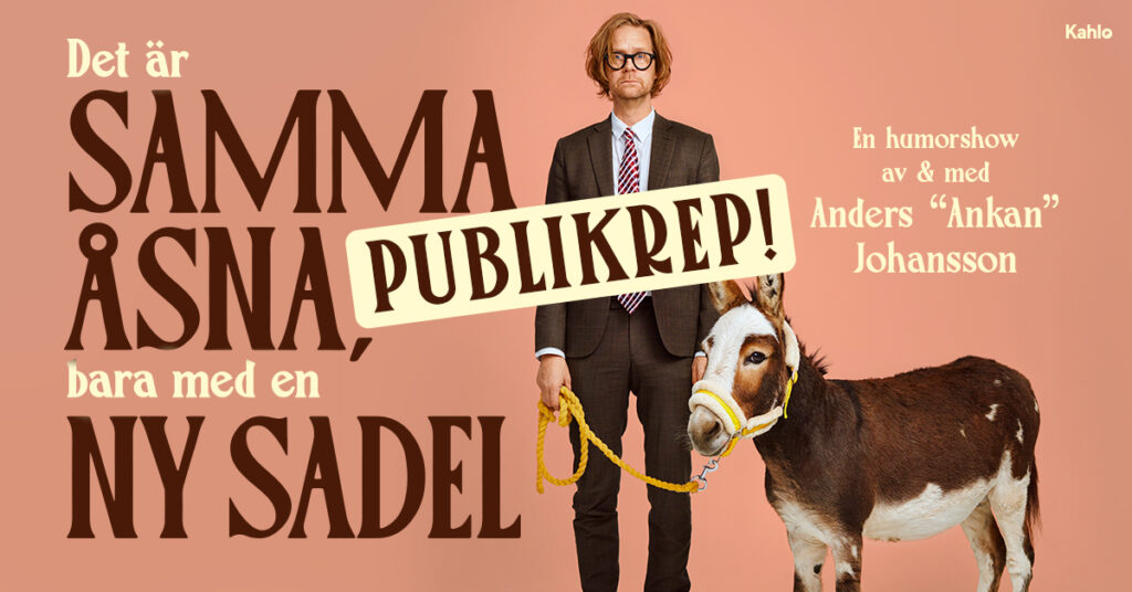 Det är samma åsna, bara med en ny sadel – PUBLIKREP!